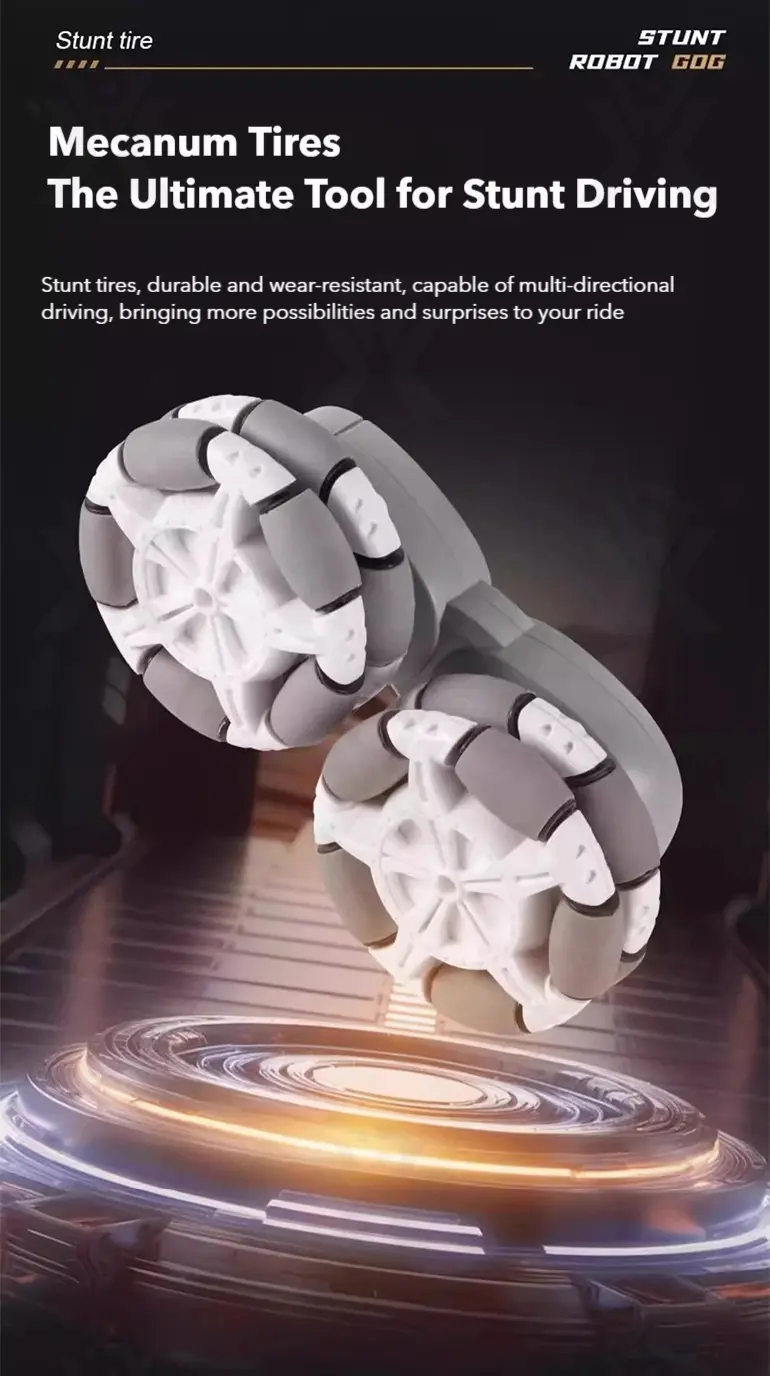 8-Wheeled Robot Dog with Voice & Stunt Features (TB-5058680) — illustrated product details, panel 11