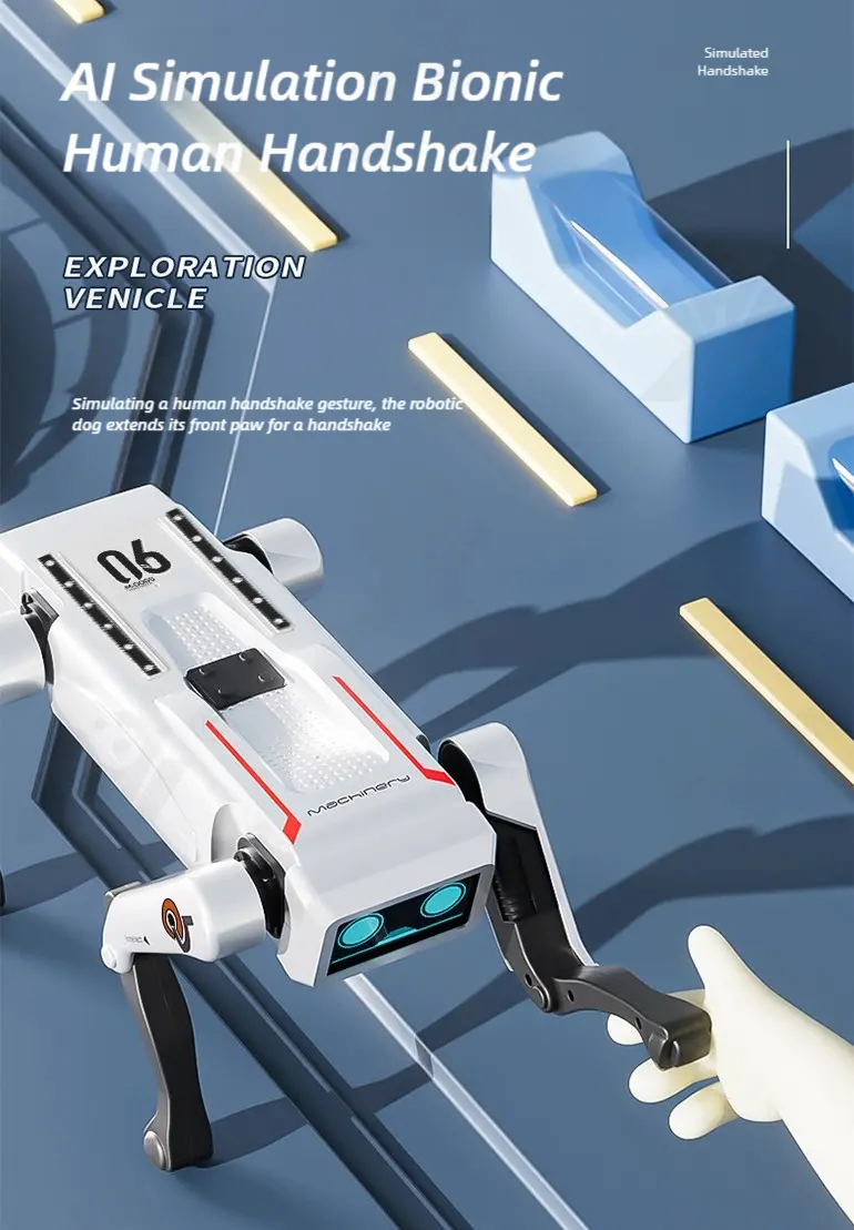AI Intelligent Mechanical Robotic Dog Toy (TB-4974010) — illustrated product details, panel 2