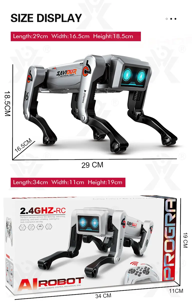 AI Intelligent Mechanical Robotic Dog Toy (TB-4974010) — illustrated product details, panel 8