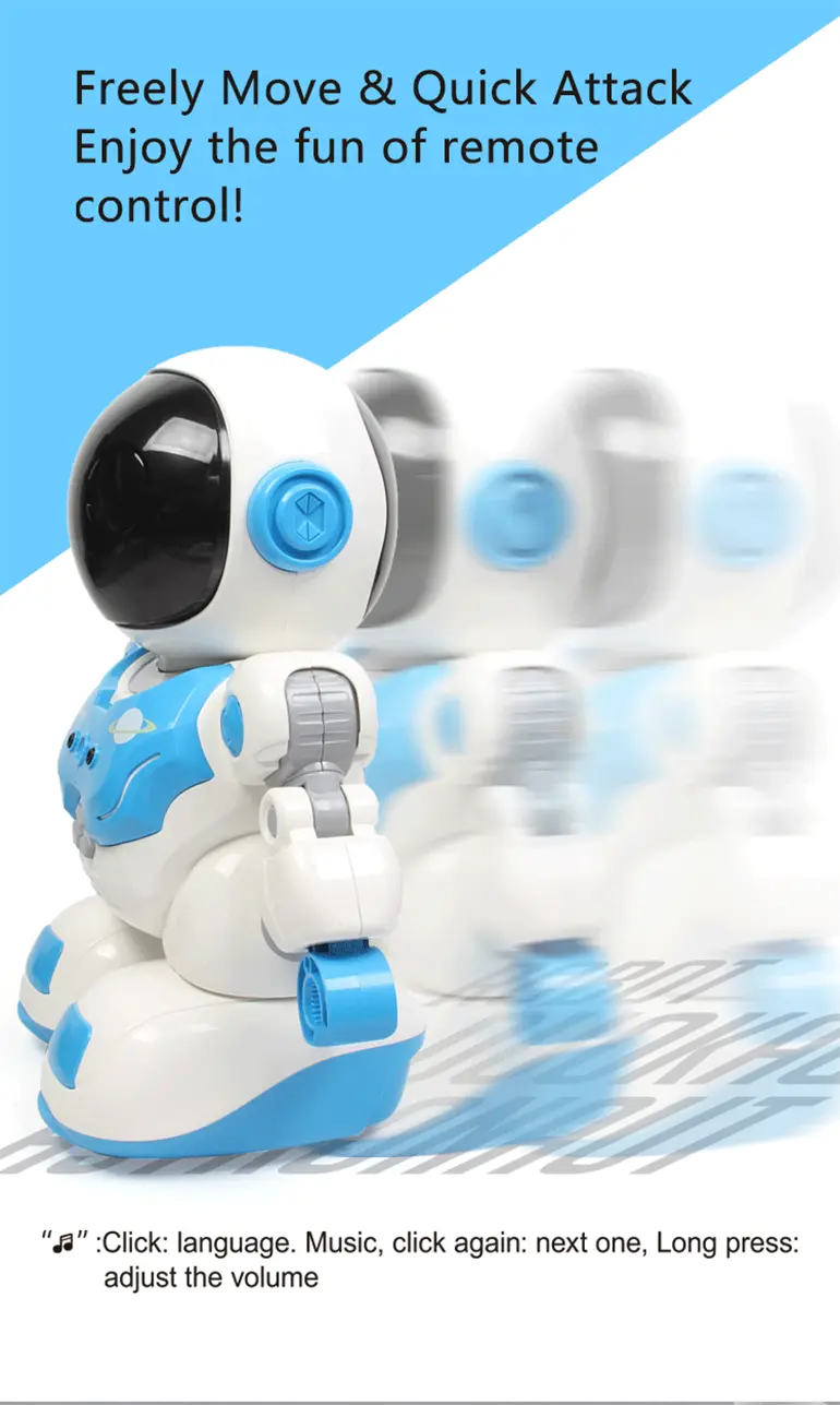 Astronaut RC Robot Toy with LED Lights & Dance (TB-2249644) — illustrated product details, panel 6