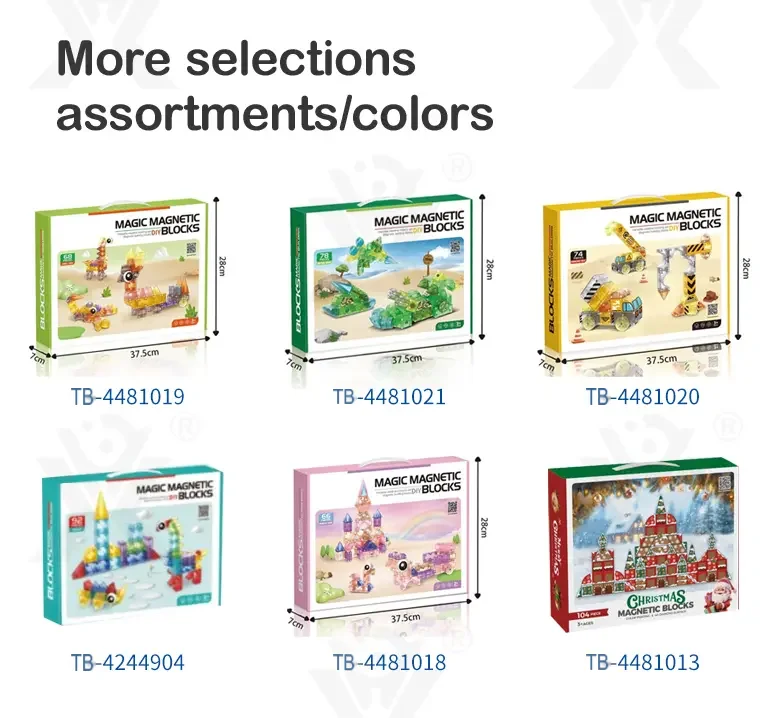 Colorful Ocean Series Magnetic Tile Set (TB-4481008) — product photograph 2