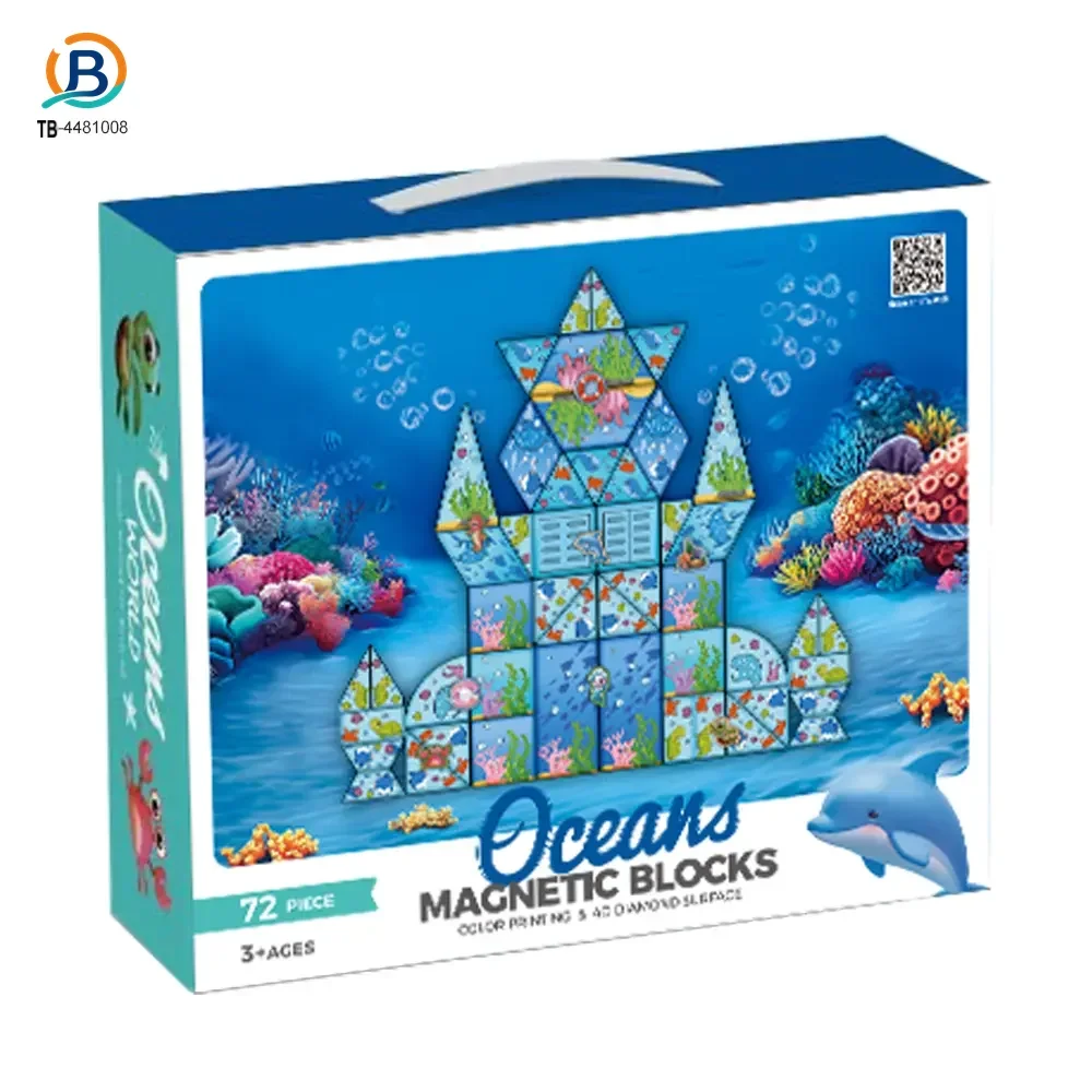 Colorful Ocean Series Magnetic Tile Set (TB-4481008) — product photograph 6
