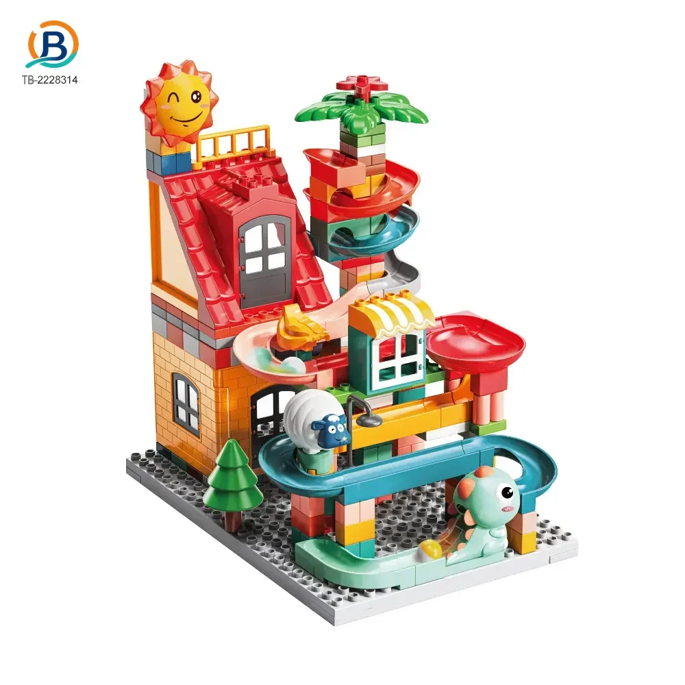 Cottage Track Toy, 230 Pieces, Dinosaur Farm Theme (TB-2228314) — product photograph 1