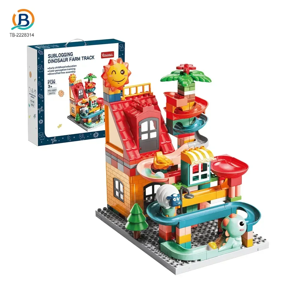 Cottage Track Toy, 230 Pieces, Dinosaur Farm Theme (TB-2228314) — product photograph 6