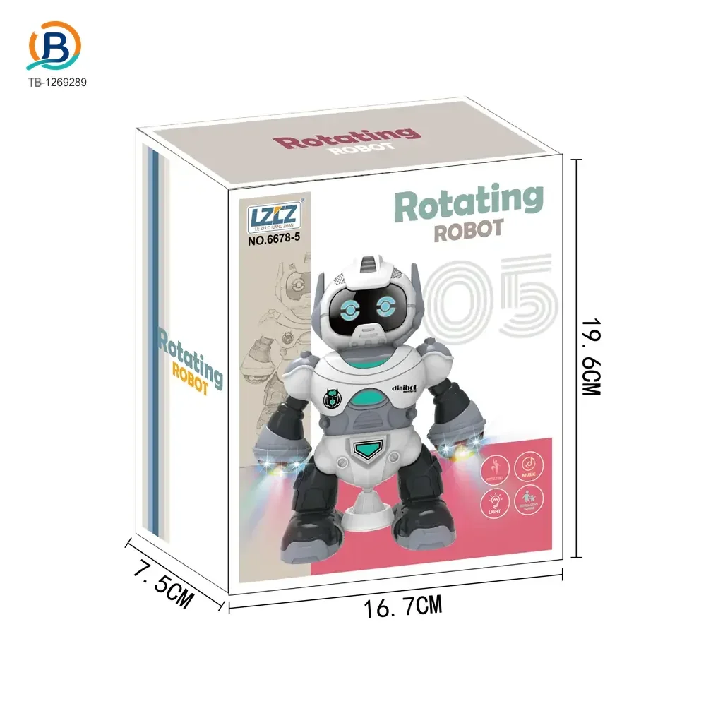 Electric Rotary Dancing Robot Toy (TB-1269289) — product photograph 4