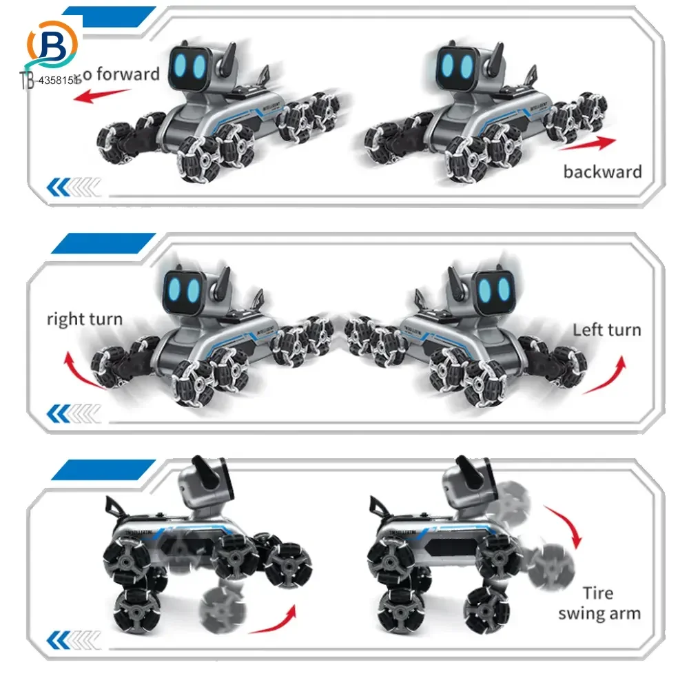 Srunt Robot Dog, Eight-Wheeled, Cool Robot For Gifts (TB-4358151) — product photograph 2