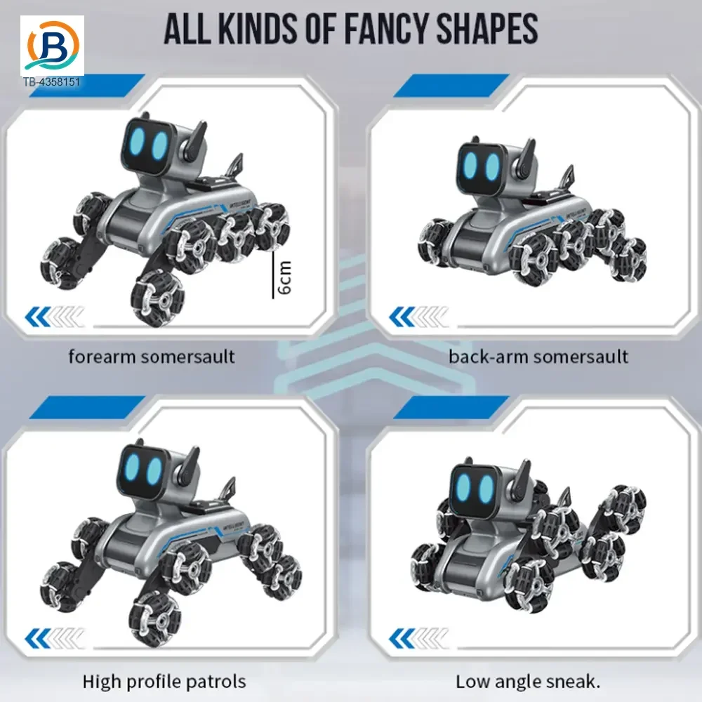 Srunt Robot Dog, Eight-Wheeled, Cool Robot For Gifts (TB-4358151) — product photograph 3