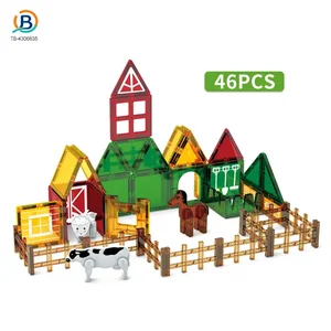Wholesale Farm-Themed Magnetic Tiles Toy, Animals-diy Building Blocks – China Educational Building Block Toy Manufacturer