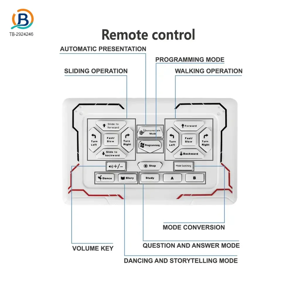 Intelligent Robot Toy With Remote Control and Sensors (TB-2924246) — product photograph 4