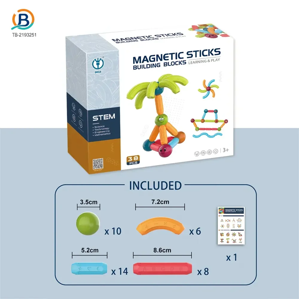 Magnetic Sticks and Balls Building Set (TB-2193251) — product photograph 4