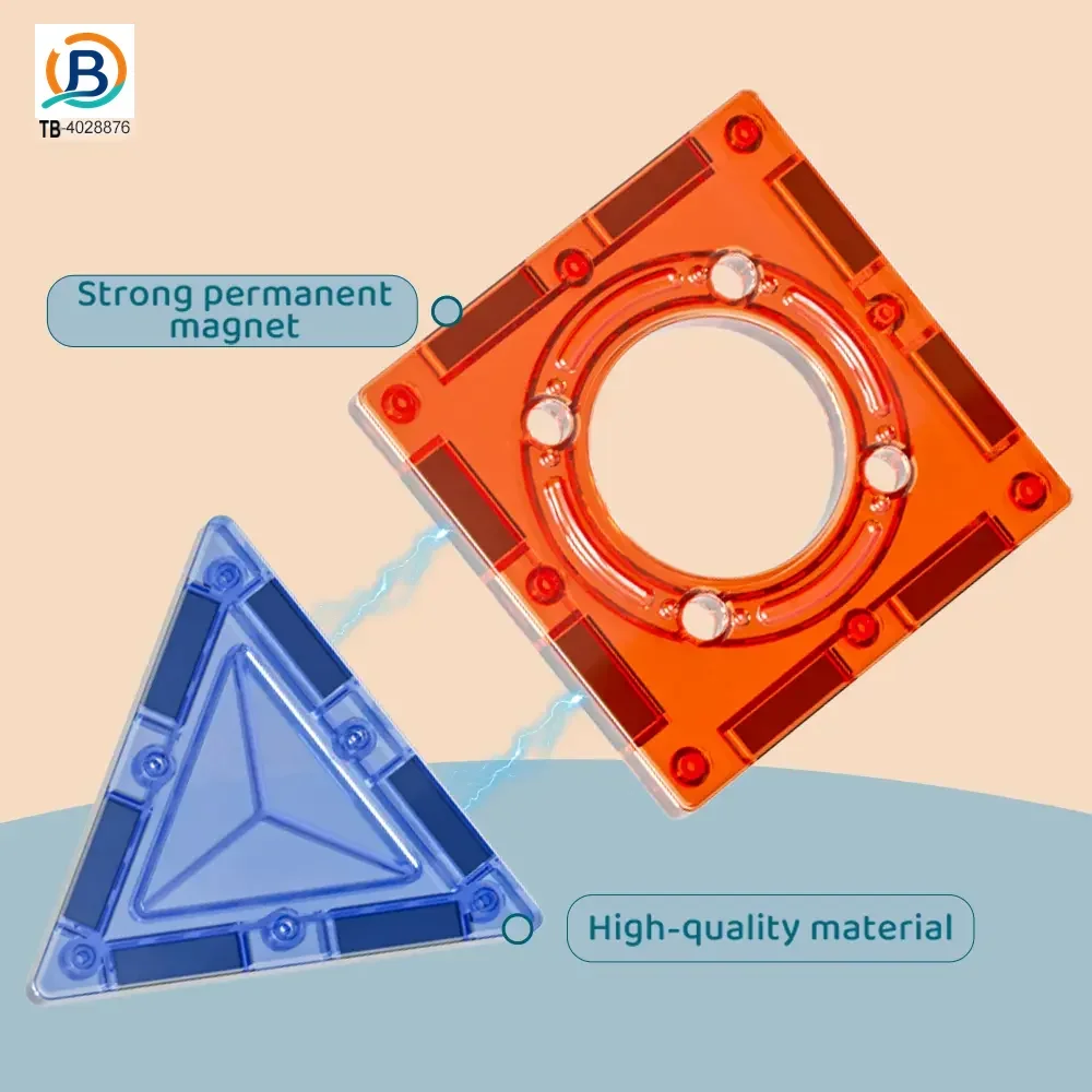 Magnetic Ball Track Brick Toy, STEM Marble Run Race Toy Manufacturer (TB-4028876) — product photograph 3