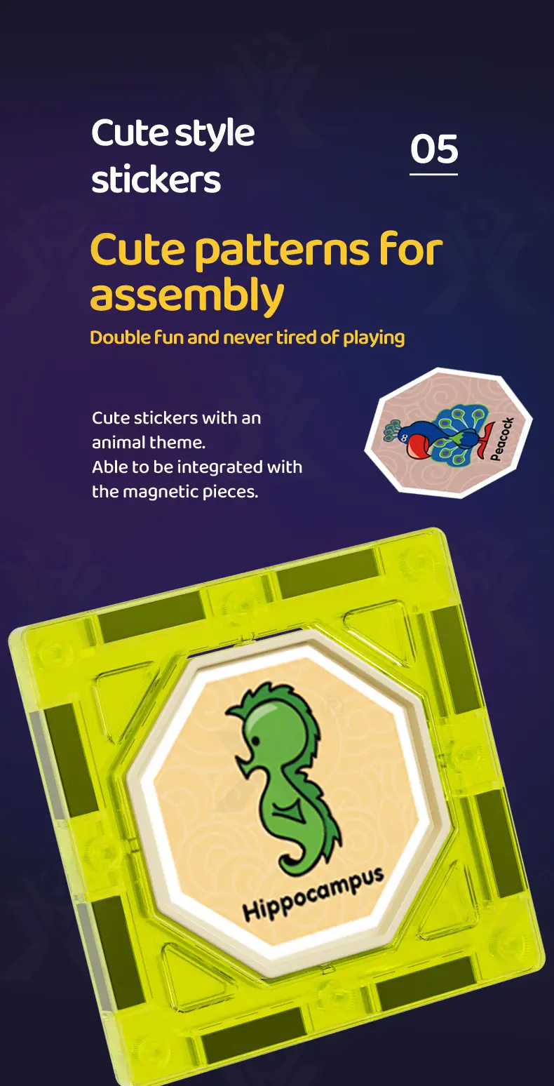 Magnetic Ball Track Brick Toy, STEM Marble Run Race Toy Manufacturer (TB-4028876) — illustrated product details, panel 4