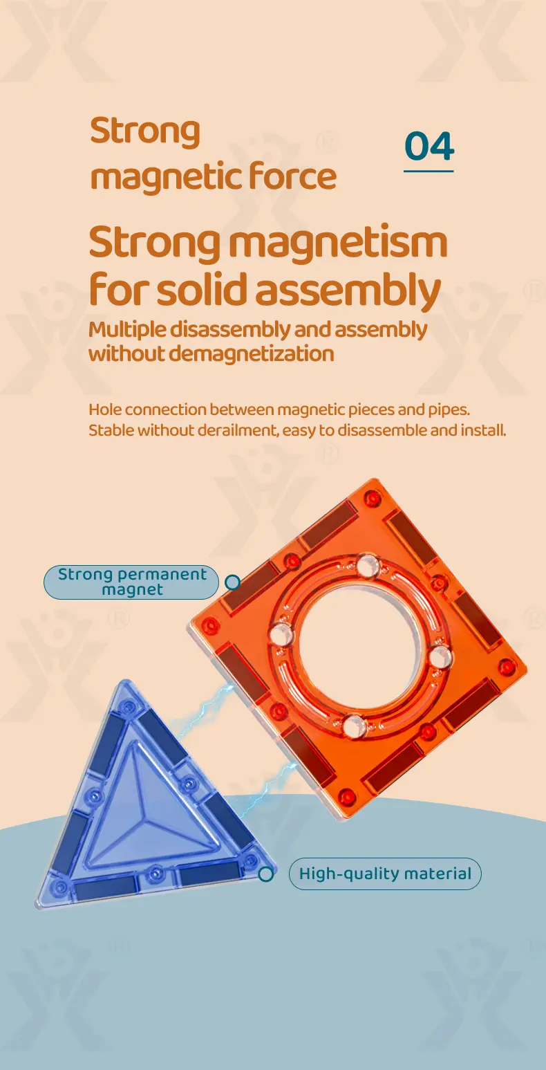 Magnetic Ball Track Brick Toy, STEM Marble Run Race Toy Manufacturer (TB-4028876) — illustrated product details, panel 5