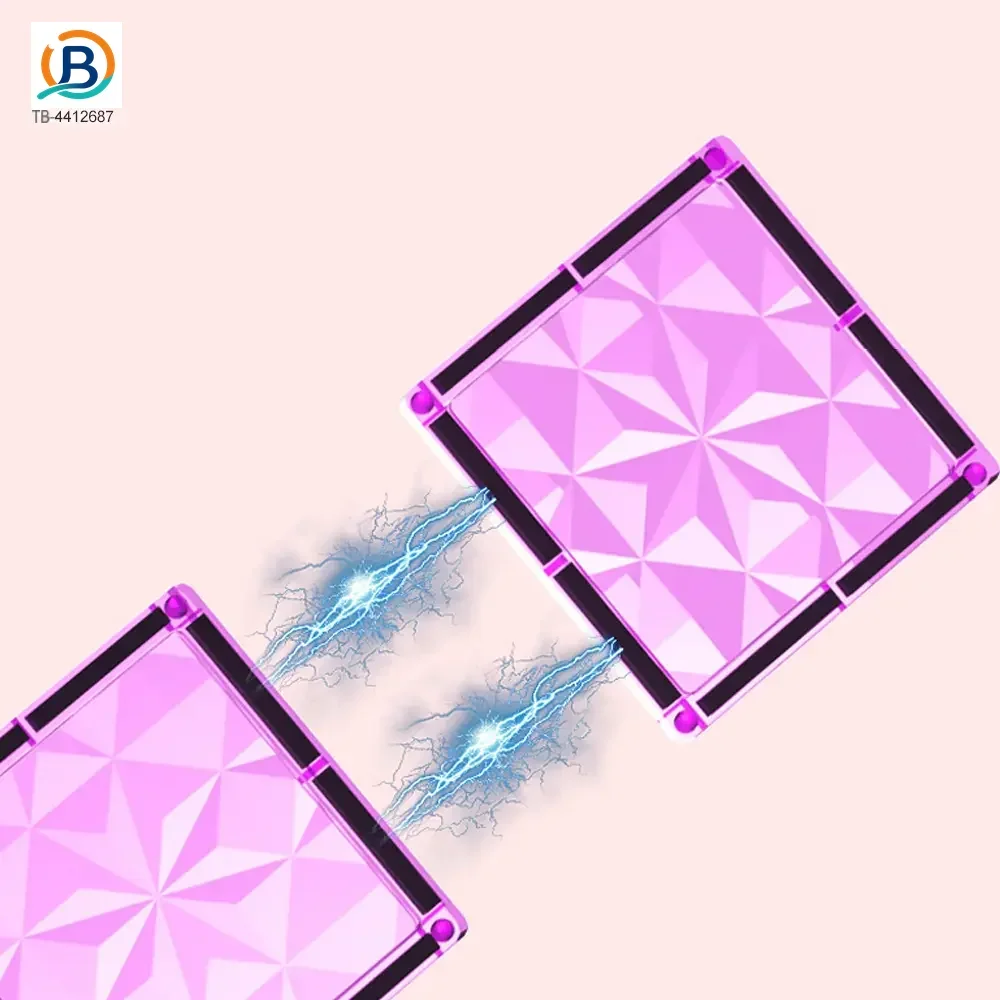 Pink Magnetic Tiles Set 3D Blocks-diy building blocks (TB-4412687) — product photograph 5