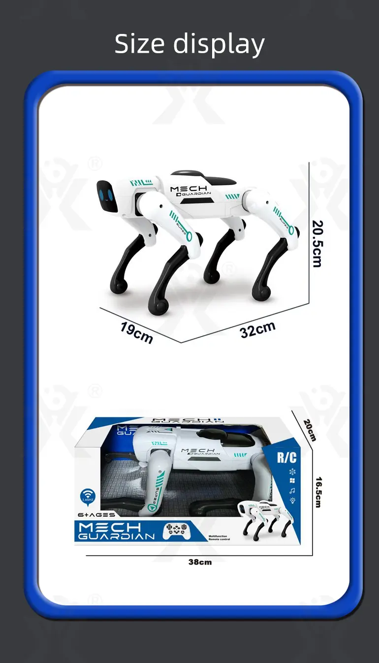 AI Robotic Pet Dog Toy (TB-4944881) — illustrated product details, panel 13