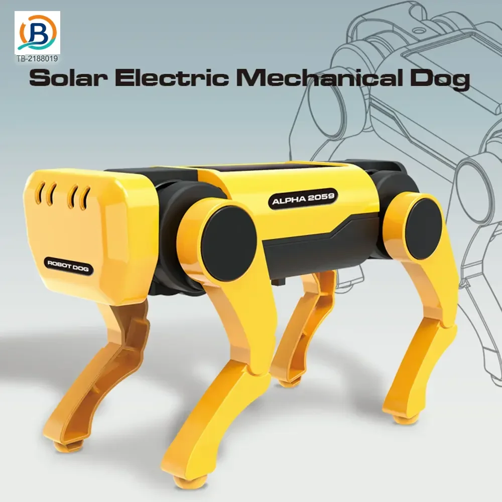 Solar-Powered Robotic Dog Toy, Electric Mechanical Pet Robot (TB-2188019) — product photograph 2