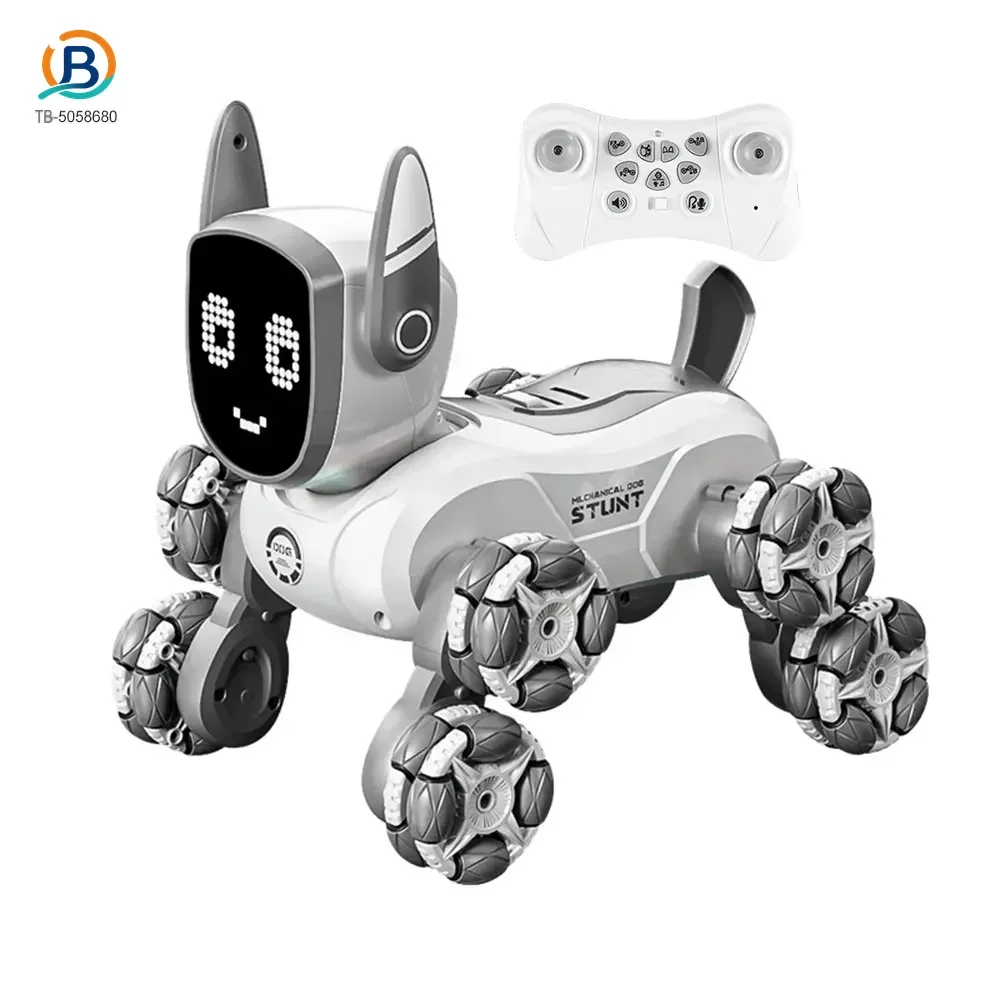 8-Wheeled Robot Dog with Voice & Stunt Features (TB-5058680) — product photograph 1