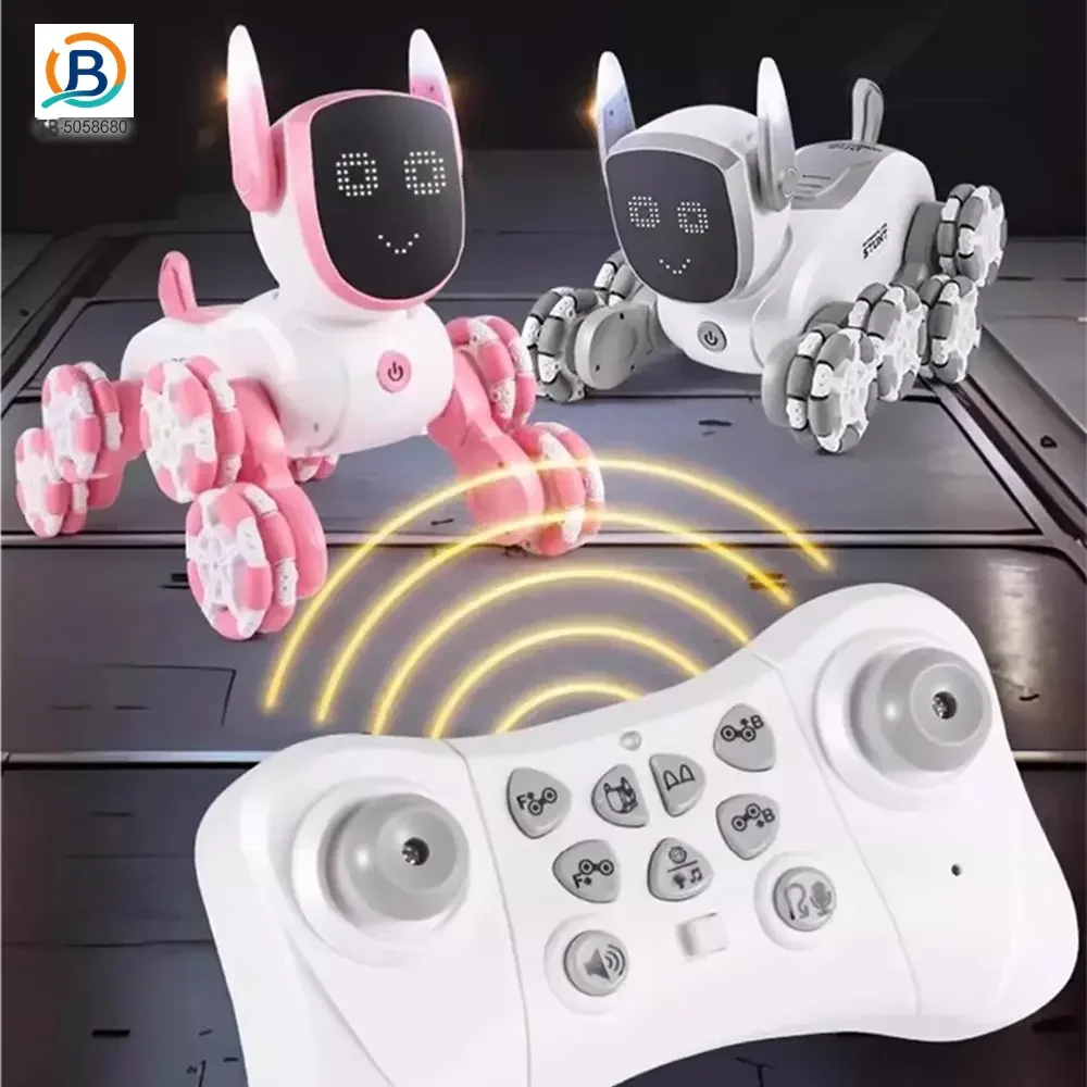 8-Wheeled Robot Dog with Voice & Stunt Features (TB-5058680) — product photograph 5