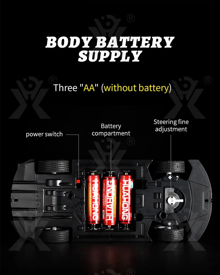 Luminous RC Car Toy, Racing RC Car (TB-4003093) — illustrated product details, panel 5