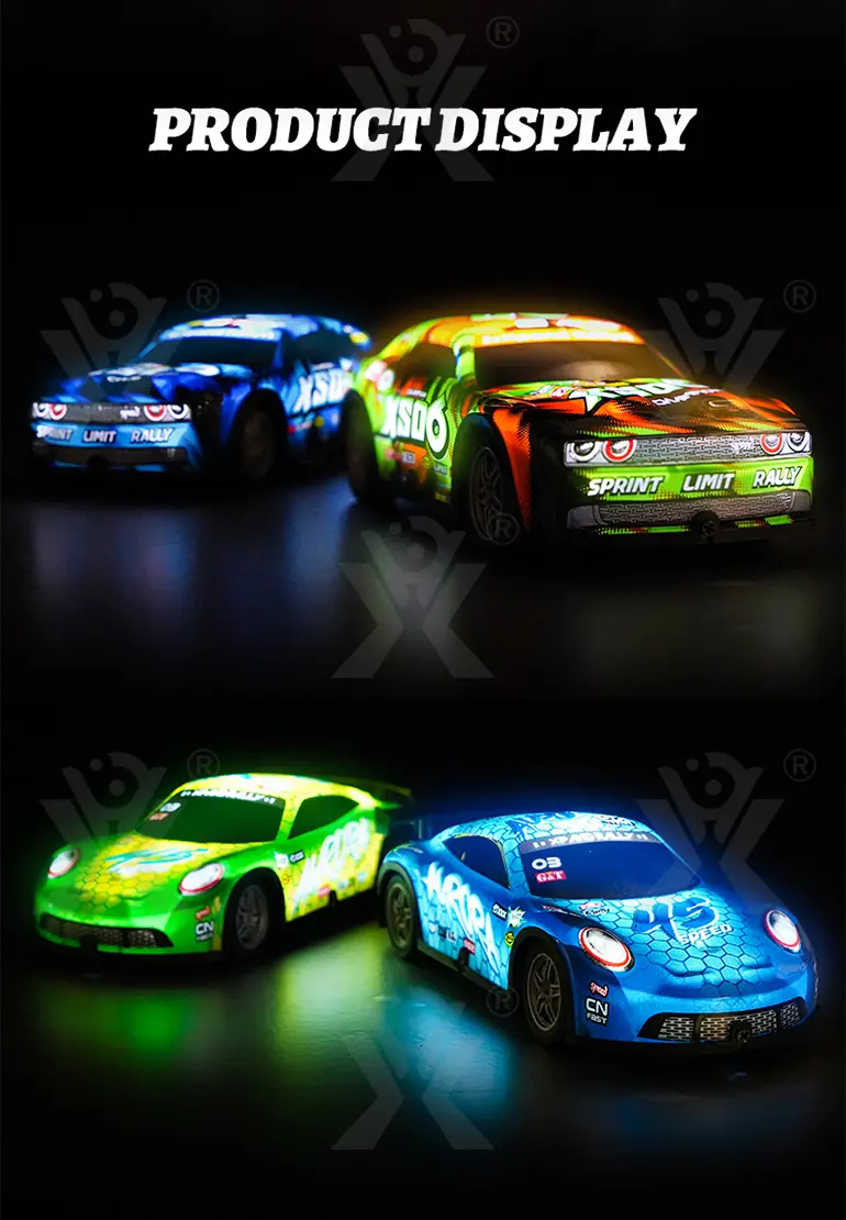 Luminous RC Car Toy, Racing RC Car (TB-4003093) — illustrated product details, panel 7