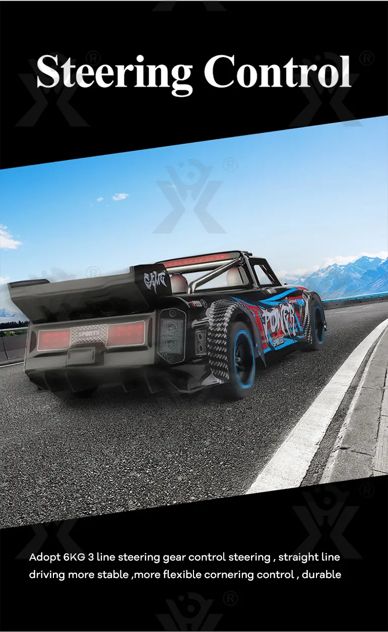 3650 Brushless RC Sports Car Toy, 4WD, 60KM/H (TB-2921162) — illustrated product details, panel 3