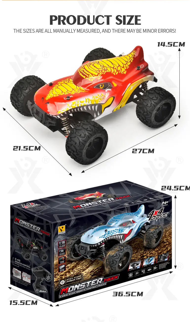 4WD Brushless RC Car Toy (TB-2211825) — illustrated product details, panel 13