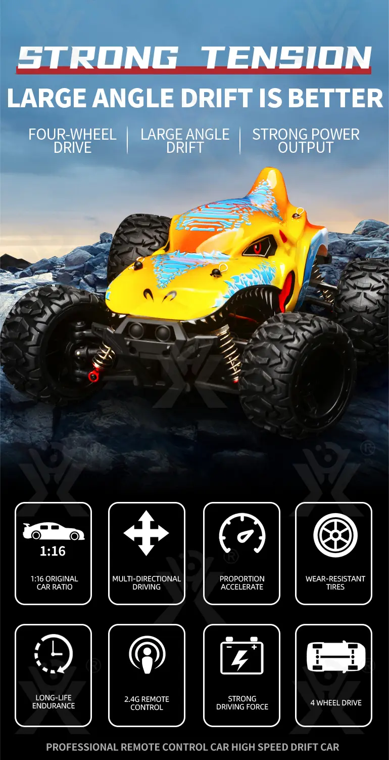 4WD Brushless RC Car Toy (TB-2211825) — illustrated product details, panel 2