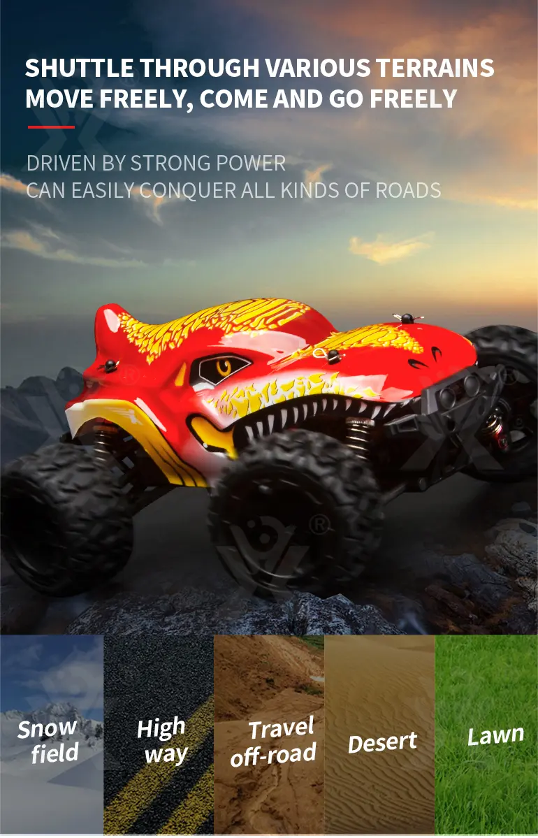 4WD Brushless RC Car Toy (TB-2211825) — illustrated product details, panel 4