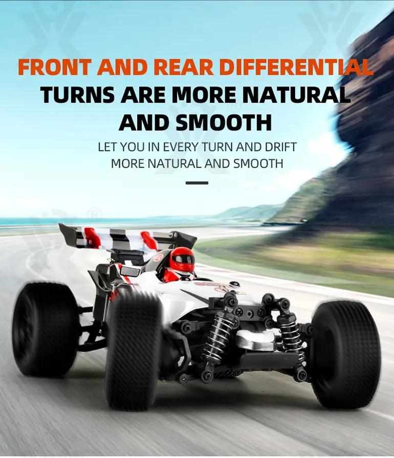 Off-Road Racing Car Toy With Servo Steering, 1:18 Scale, 4WD (TB-2211830) — illustrated product details, panel 6
