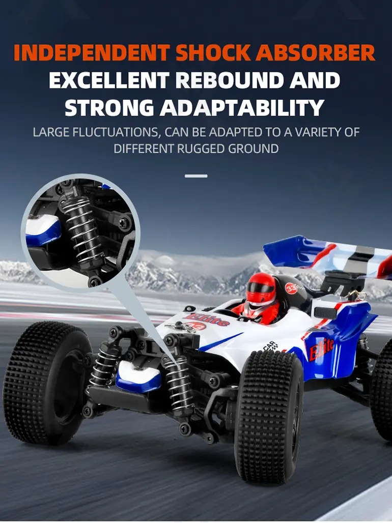 Off-Road Racing Car Toy With Servo Steering, 1:18 Scale, 4WD (TB-2211830) — illustrated product details, panel 8