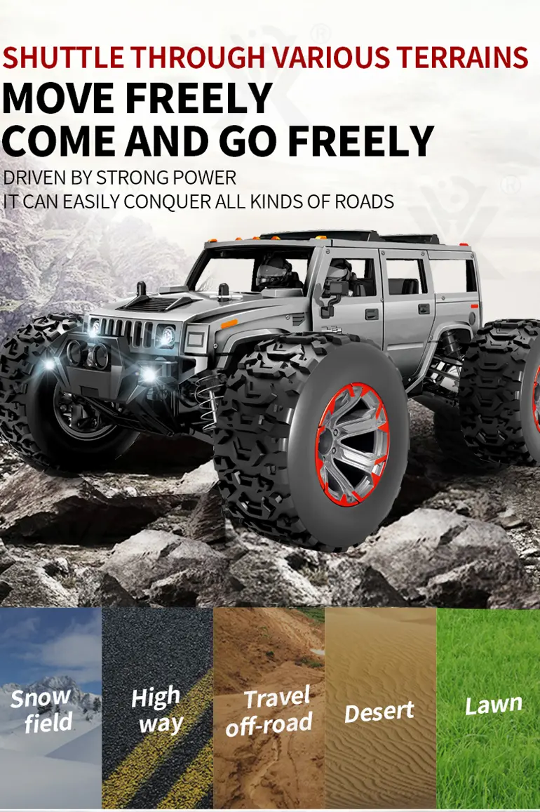 1:10 Scale RC Monster Truck (TB-4024313) — illustrated product details, panel 2