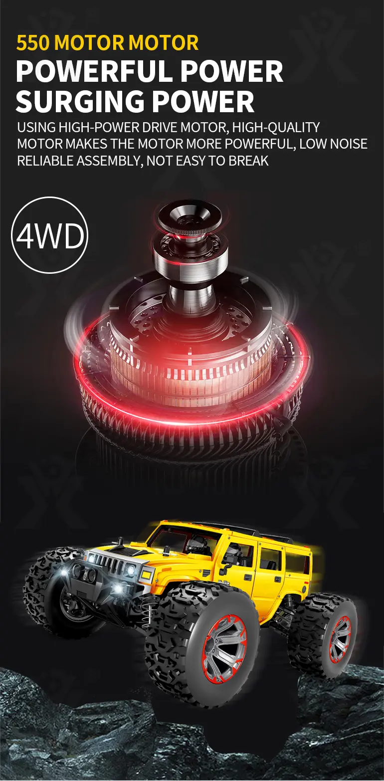 1:10 Scale RC Monster Truck (TB-4024313) — illustrated product details, panel 4