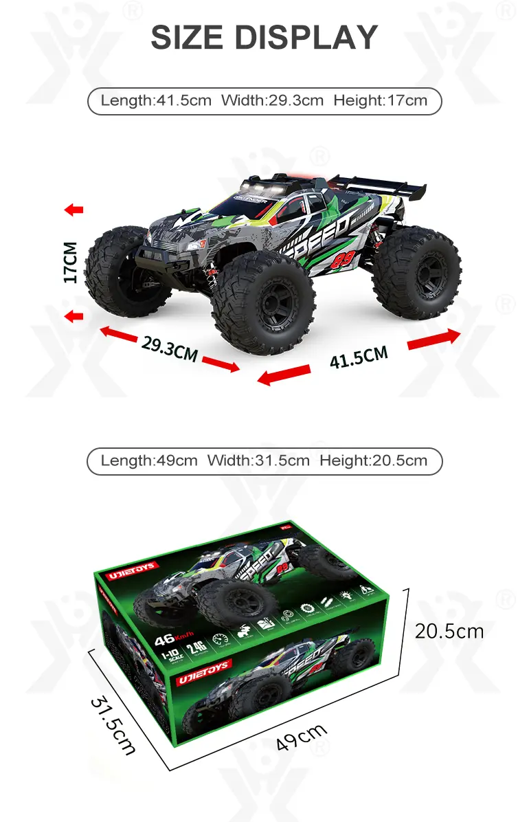 High-Speed Truggy Toy, 46KM/H (TB-2327813) — illustrated product details, panel 14