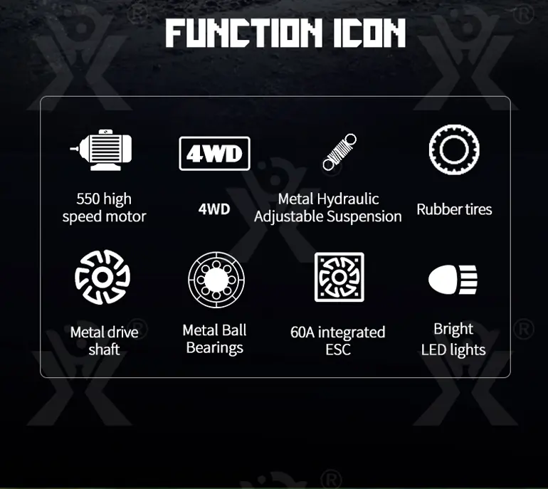 High-Speed Truggy Toy, 46KM/H (TB-2327813) — illustrated product details, panel 2