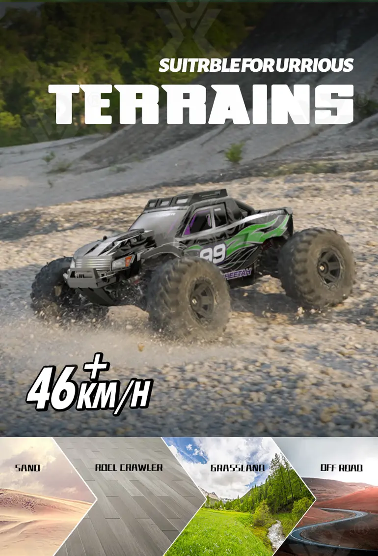 High-Speed Truggy Toy, 46KM/H (TB-2327813) — illustrated product details, panel 3