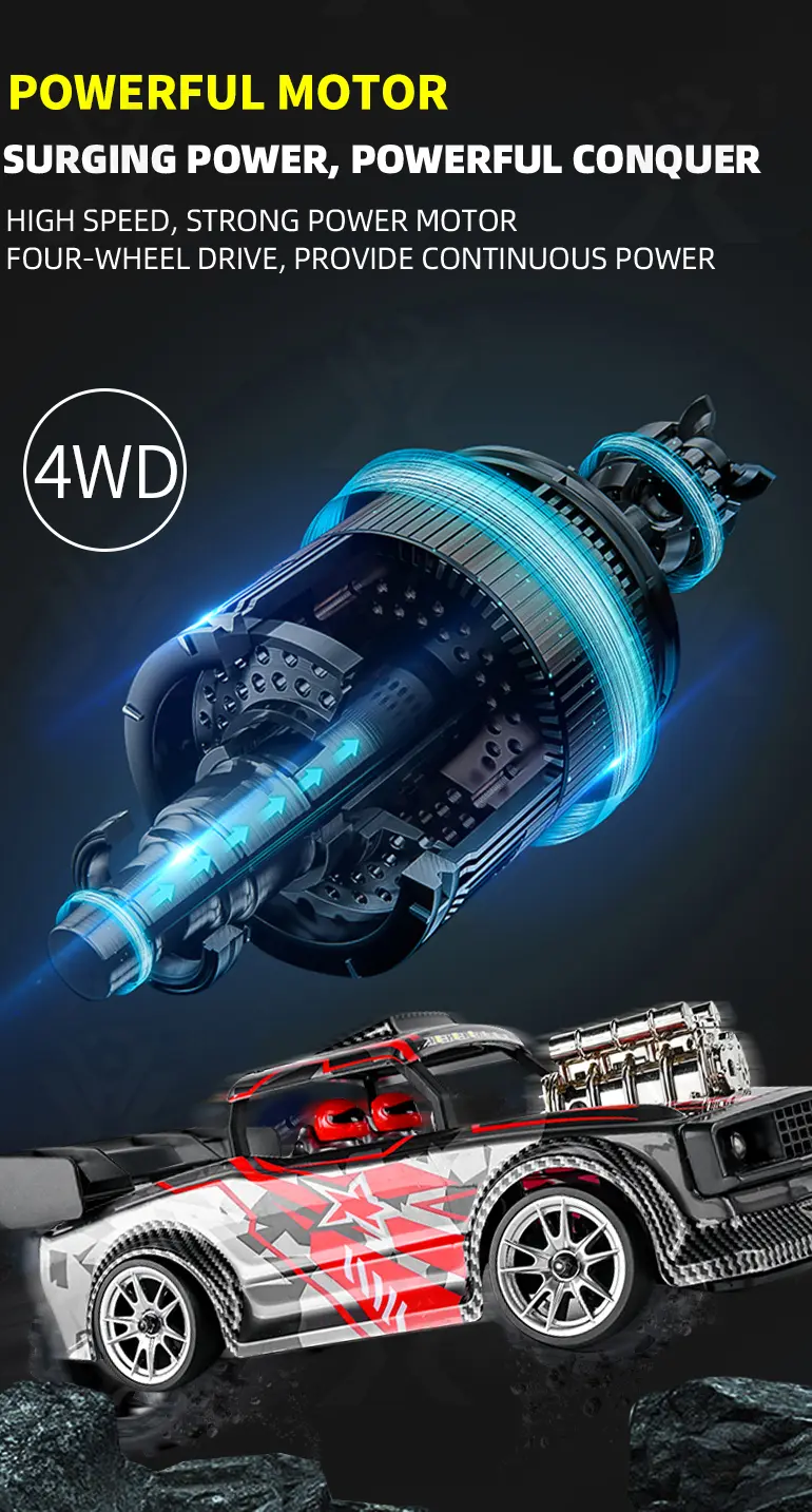 1:16 Scale RC Drift Car With Gyro Stabilized (TB-4024314) — illustrated product details, panel 4