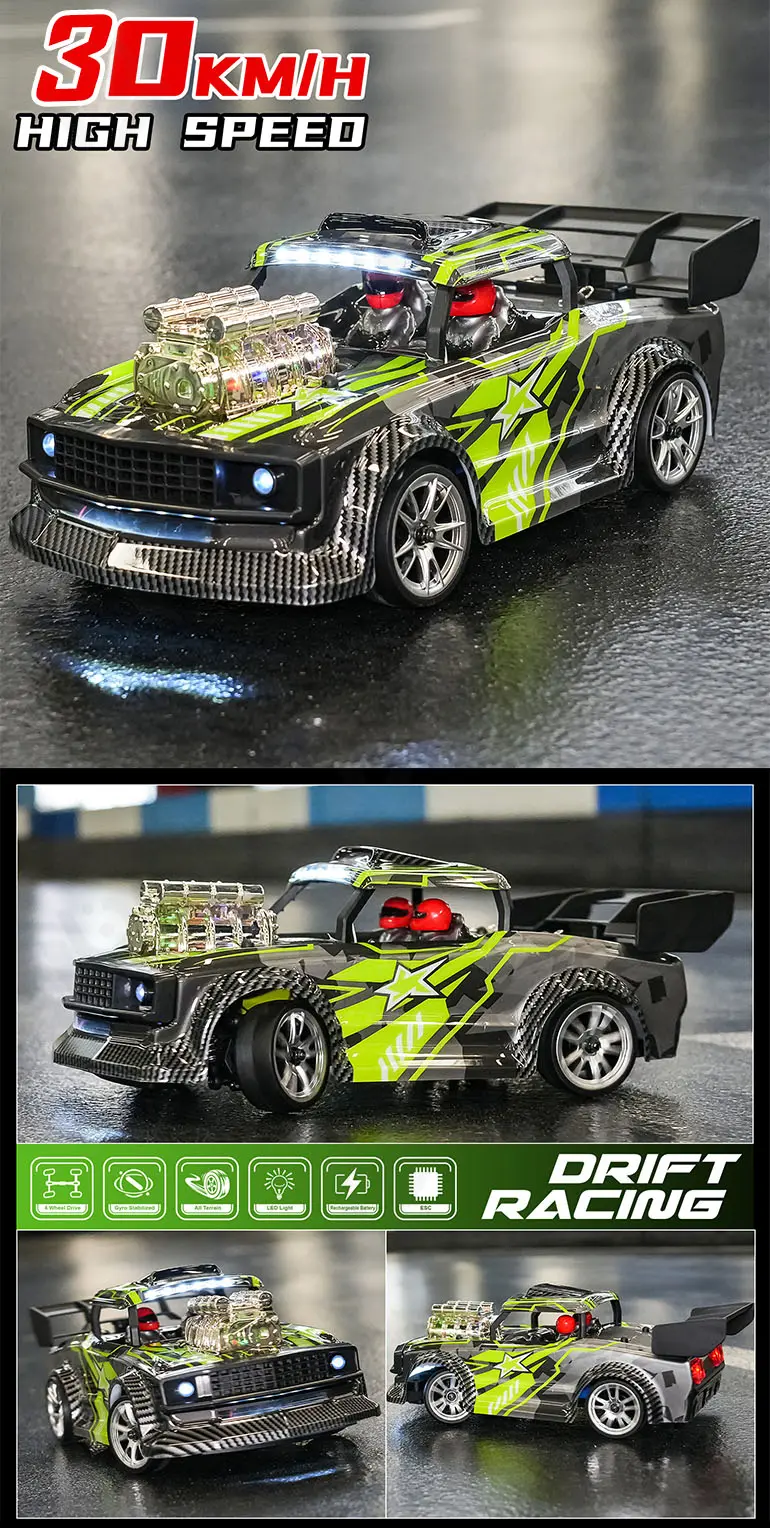 1:16 Scale RC Drift Car With Gyro Stabilized (TB-4024314) — illustrated product details, panel 9