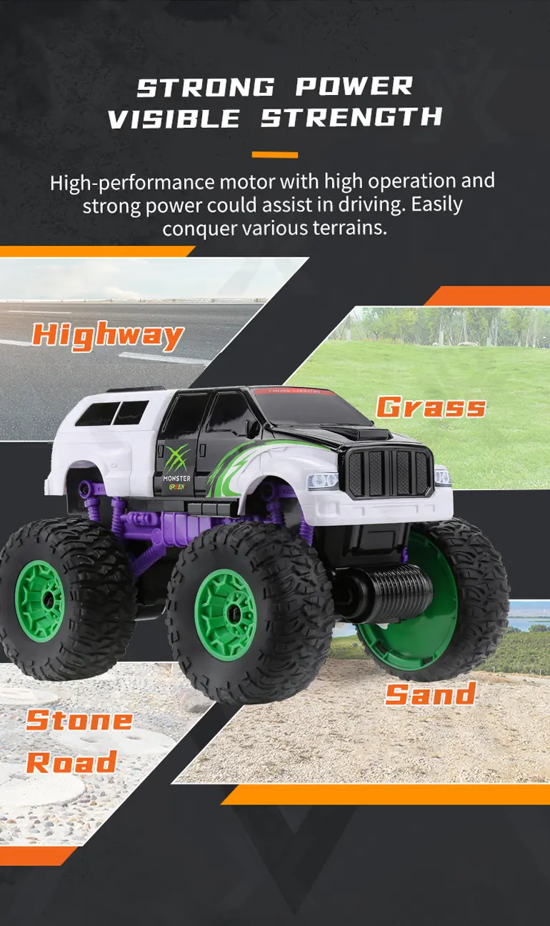 1: 16 2.4GHz Large Wheel RC Off-Road Toy (TB-4219100) — illustrated product details, panel 3
