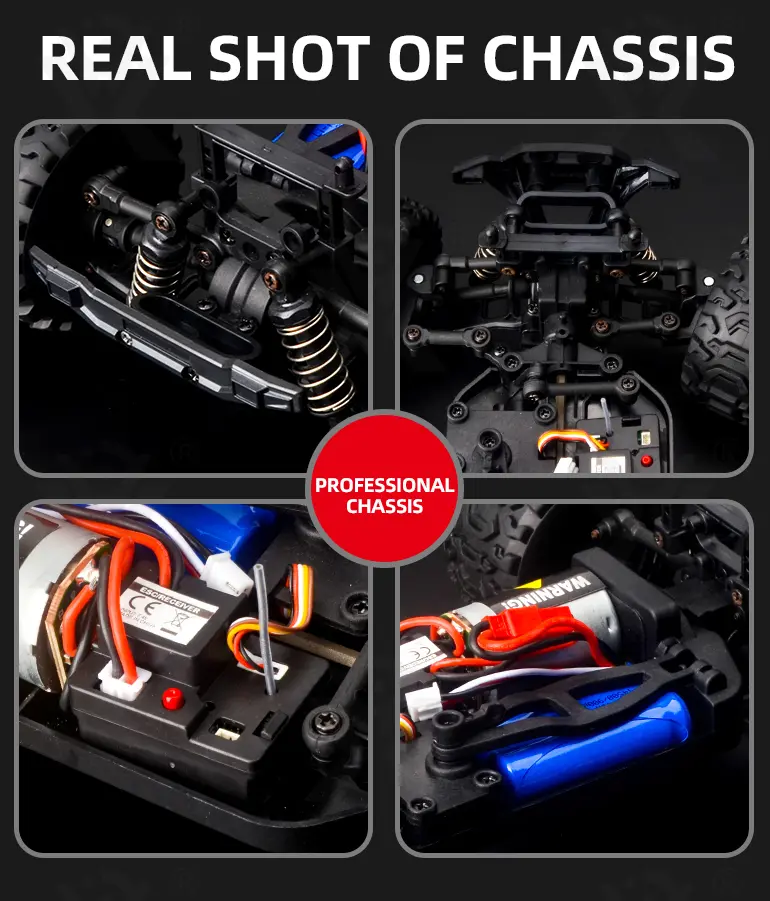 1:18 Scale RC Monster Truck Toys (TB-2211831) — illustrated product details, panel 11