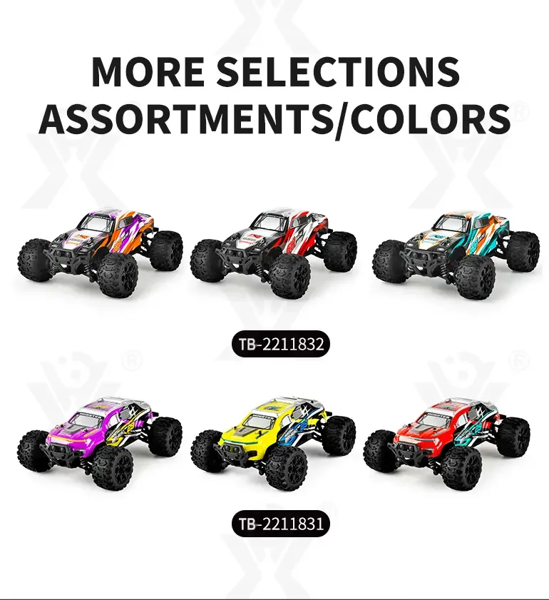1:18 Scale RC Monster Truck Toys (TB-2211831) — illustrated product details, panel 14