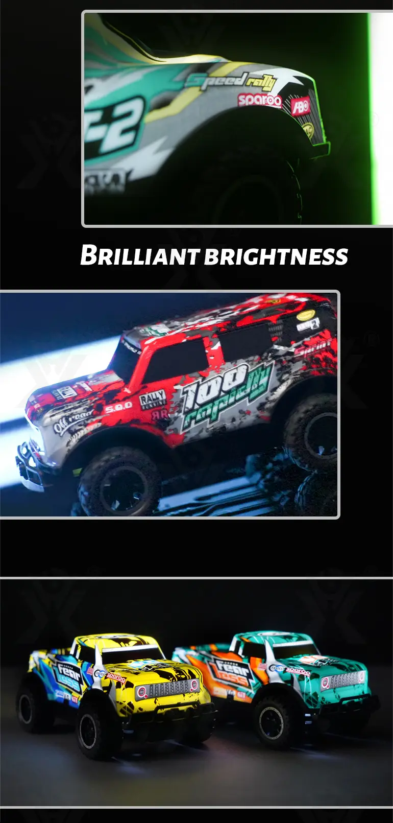 RC Off-Road SUV Racing Car Toy (TB-3976037) — illustrated product details, panel 4