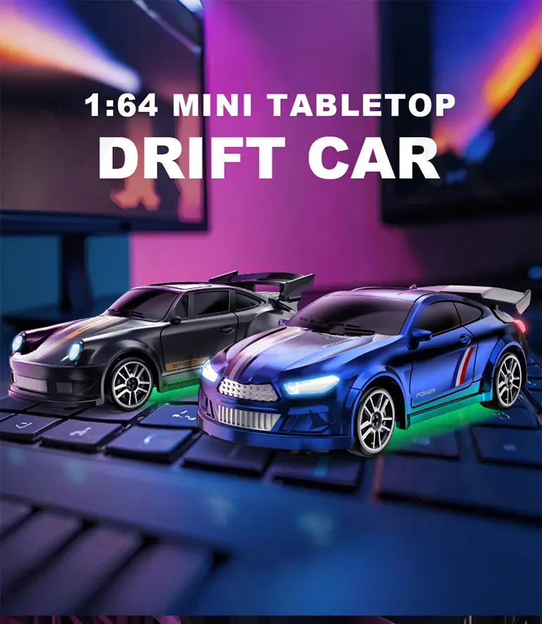 Mini Drifting Car Toy For Tabletop Racing (TB-5064572) — illustrated product details, panel 1