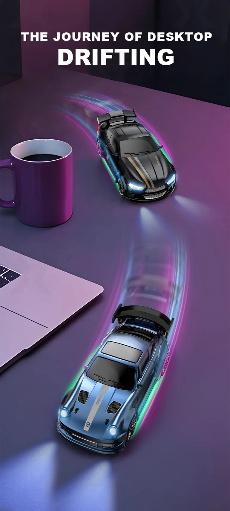 Mini Drifting Car Toy For Tabletop Racing (TB-5064572) — illustrated product details, panel 5