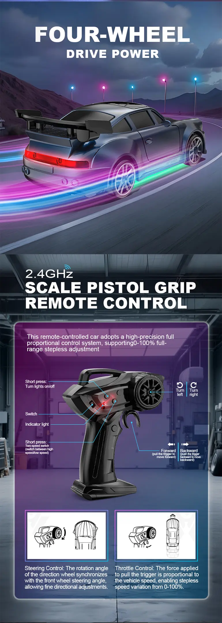 Mini Drifting Car Toy For Tabletop Racing (TB-5064572) — illustrated product details, panel 6