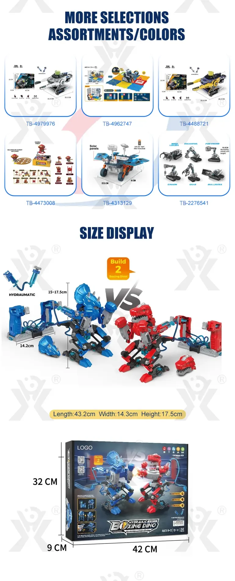 DIY Hydraulic Boxing Robot Toy (TB-4533785) — illustrated product details, panel 4