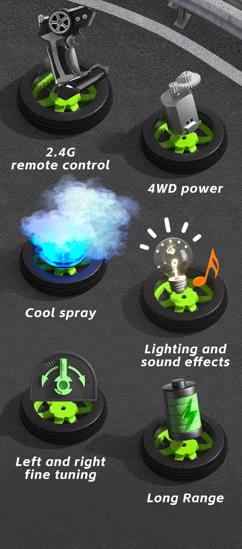4WD RC Drift Car Toy (TB-4504963) — illustrated product details, panel 2