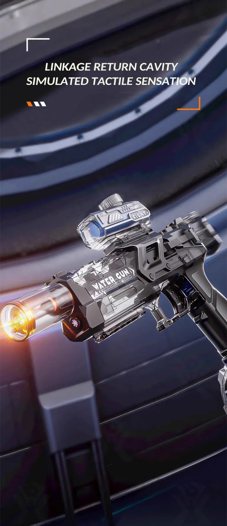 Electric Water Gun Toy (TB-4916752) — illustrated product details, panel 5