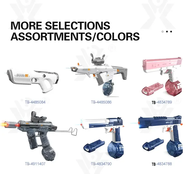 Electric Water Gun Toy (TB-4916752) — illustrated product details, panel 9