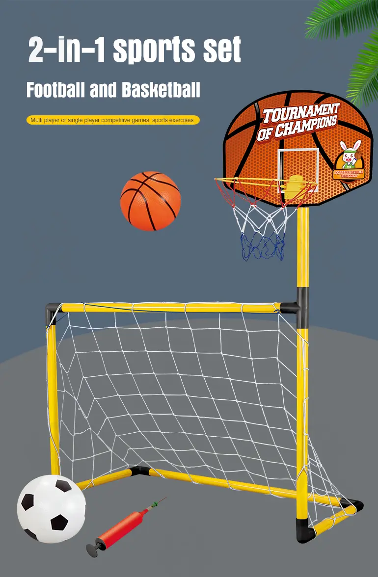 Kids Sports Goal Set Toy (TB-4985122) — illustrated product details, panel 1