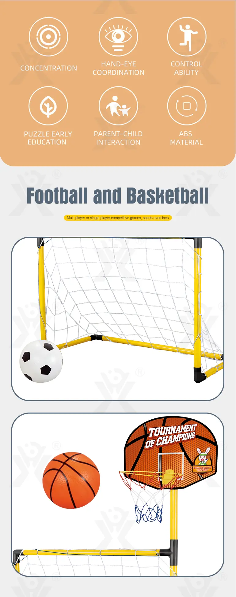 Kids Sports Goal Set Toy (TB-4985122) — illustrated product details, panel 2
